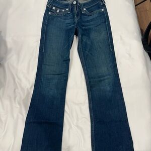 True Religion Dark Blue Flare Jeans